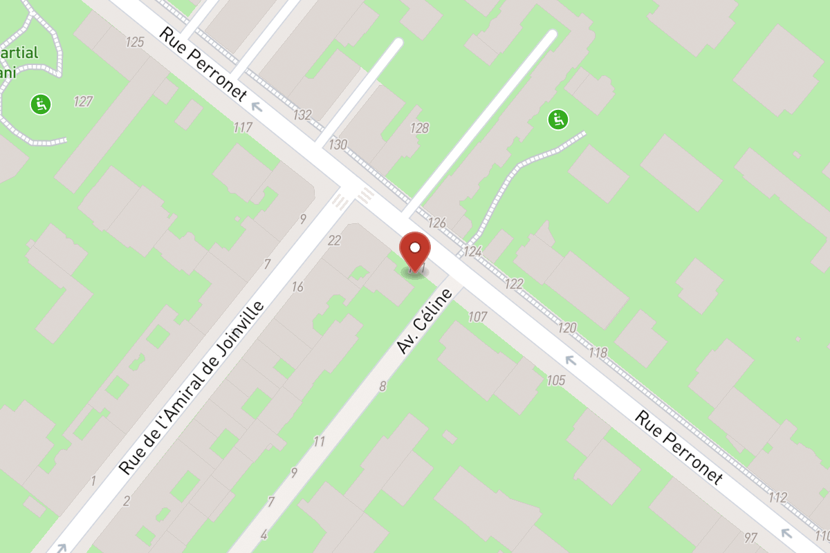 Plan de situation — 109 Rue Perronet