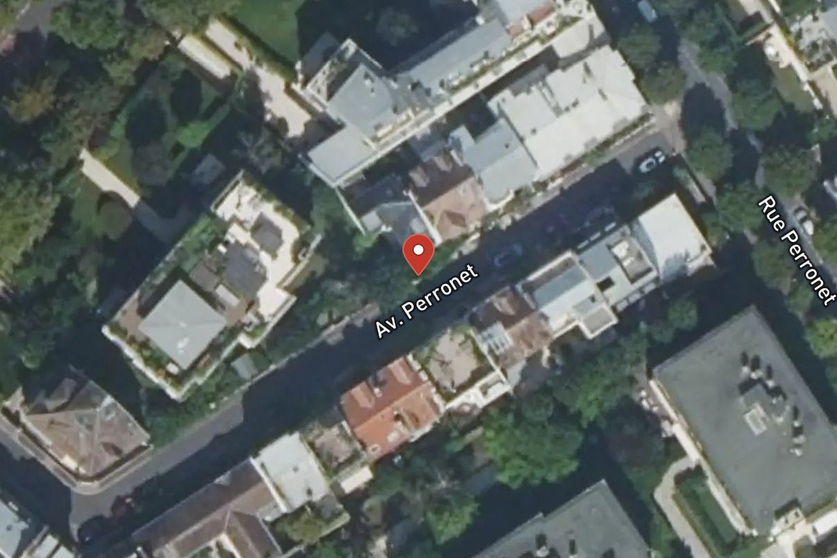 Vue satellite — 10 Rue Perronet