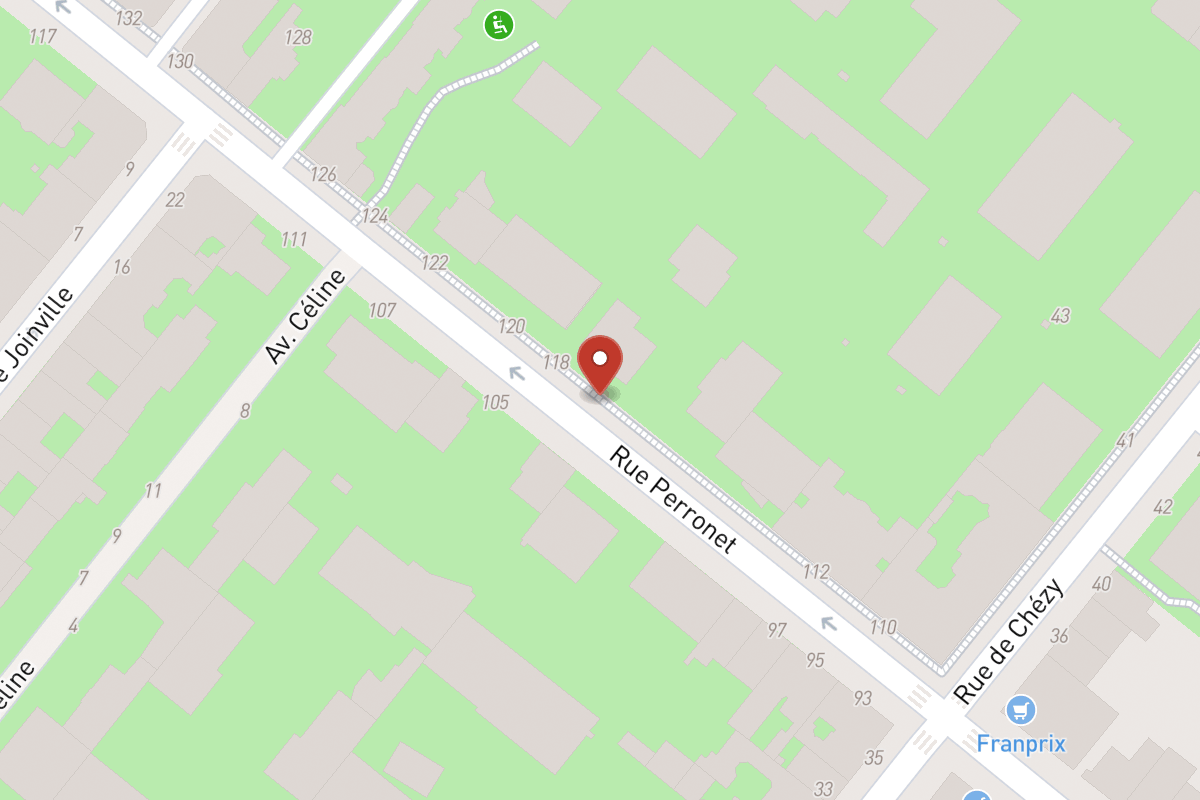 Plan de situation — 116BIS Rue Perronet