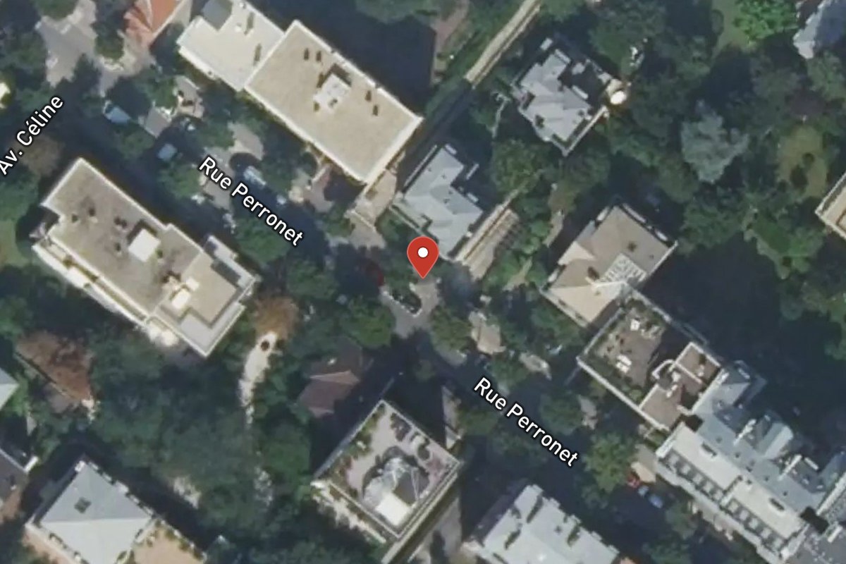 Vue satellite — 116BIS Rue Perronet