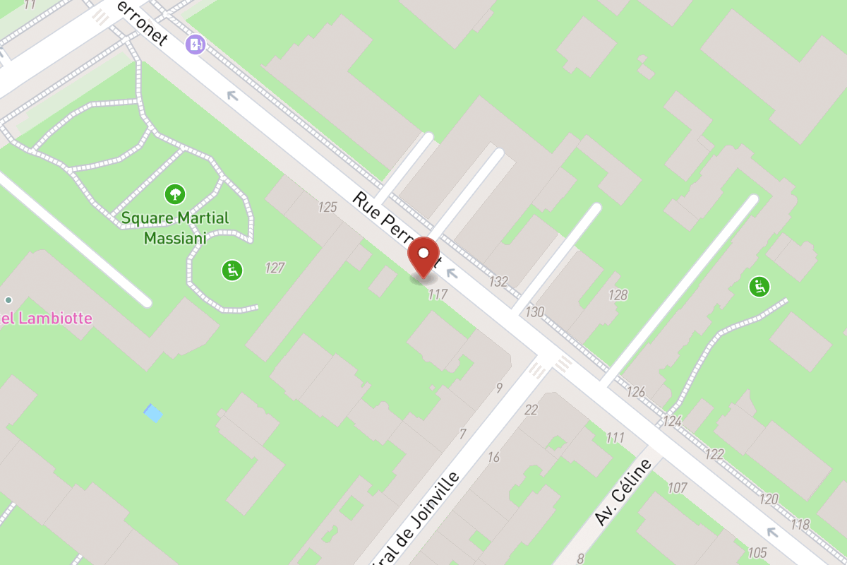 Plan de situation — 117BIS Rue Perronet