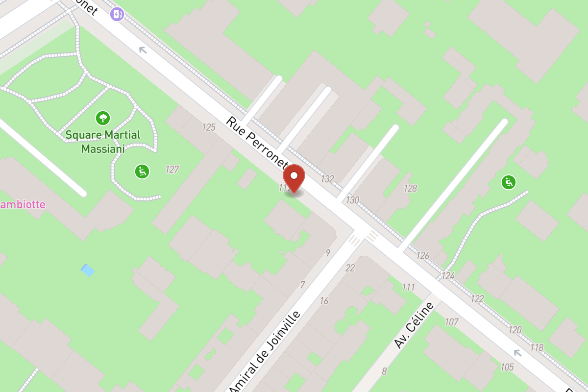 Plan de situation — 117 Rue Perronet