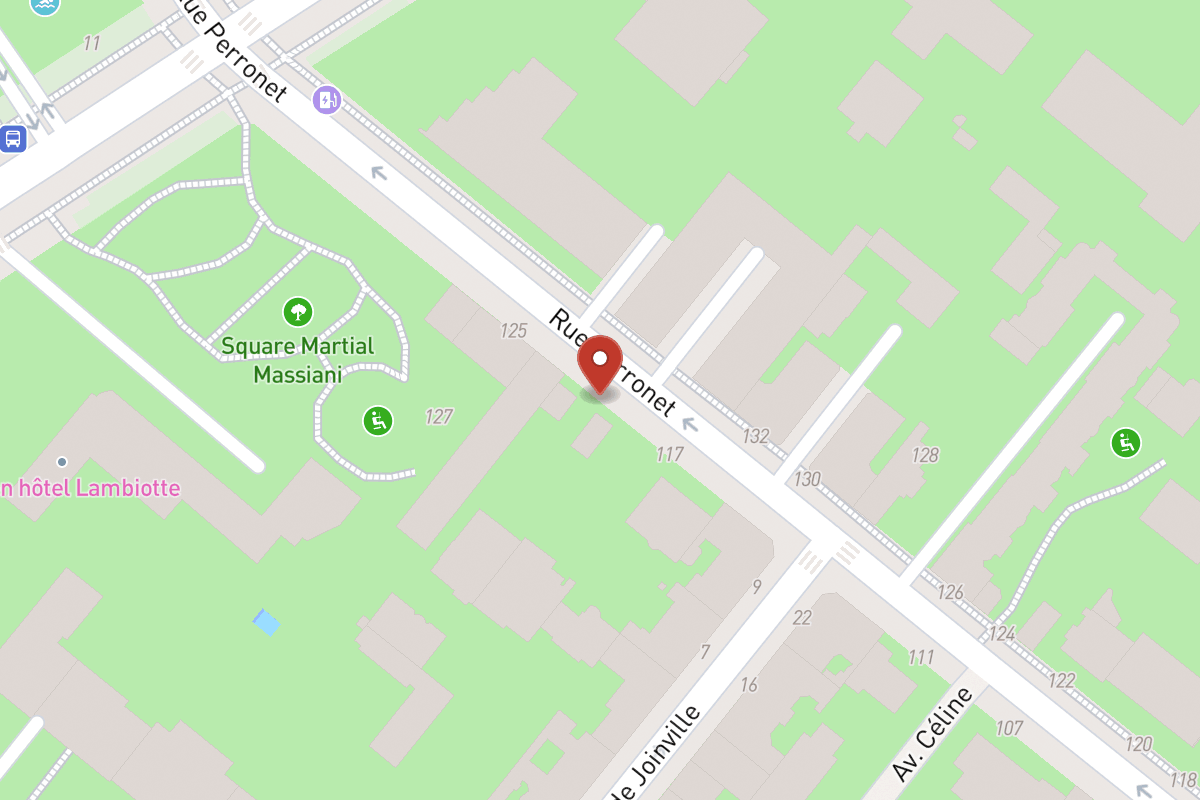Plan de situation — 119 Rue Perronet