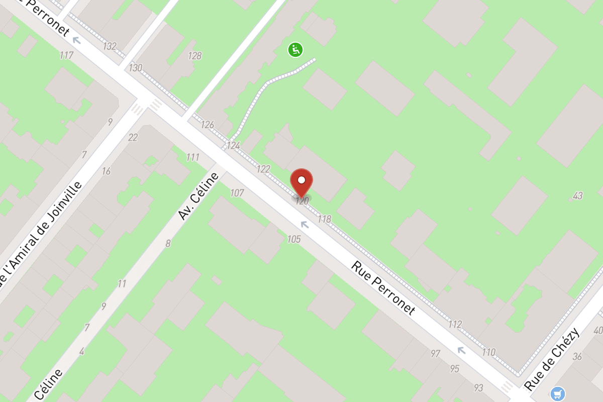 Plan de situation — 120 Rue Perronet