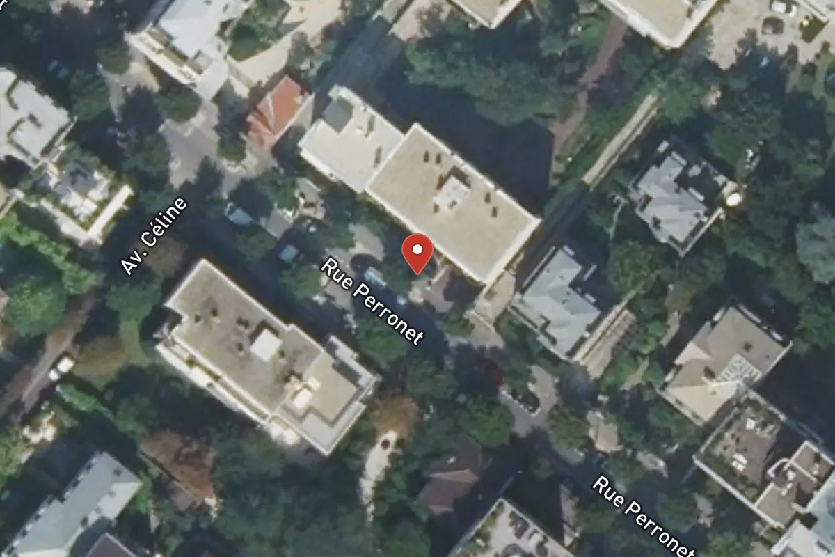 Vue satellite — 120 Rue Perronet