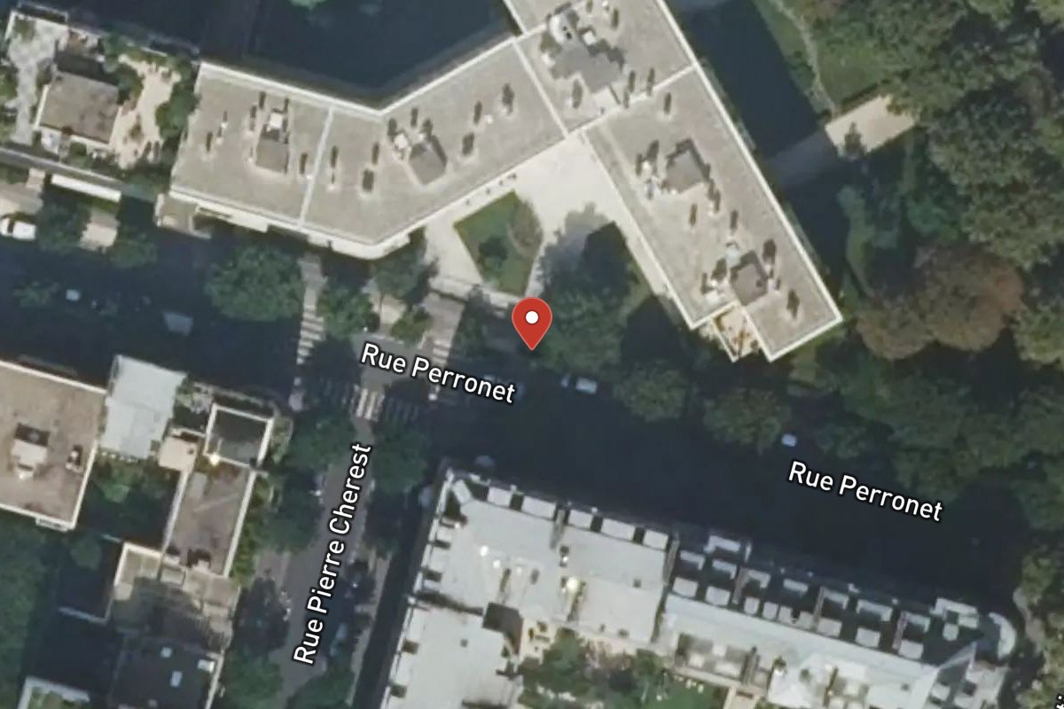 Vue satellite — 12 Rue Perronet