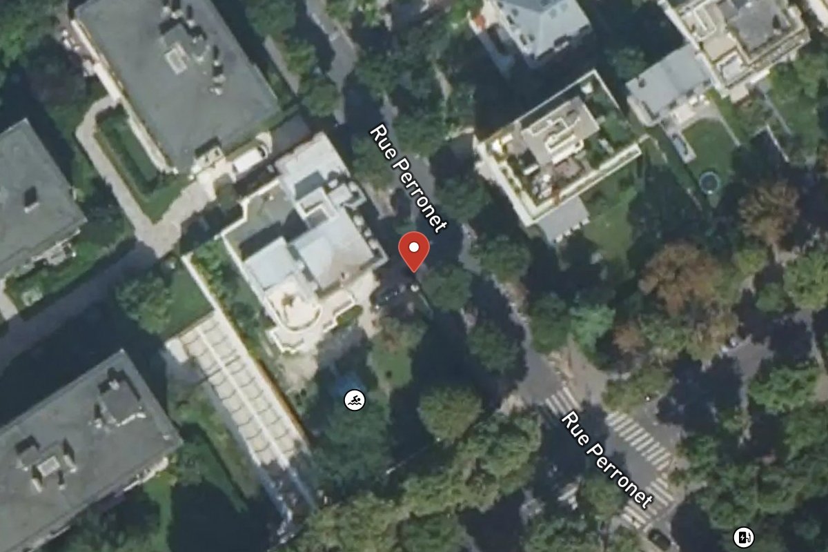 Vue satellite — 131 Rue Perronet