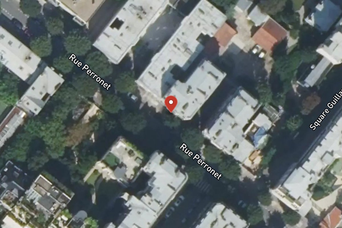 Vue satellite — 132 Rue Perronet