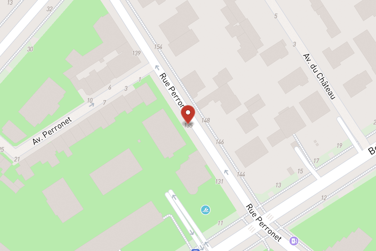 Plan de situation — 135 Rue Perronet