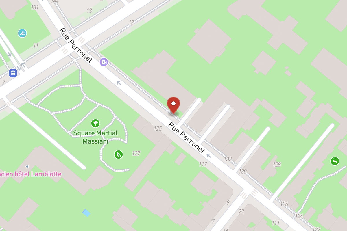 Plan de situation — 138 Rue Perronet