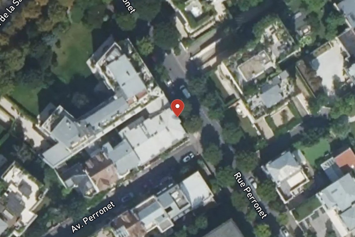 Vue satellite — 139 Rue Perronet