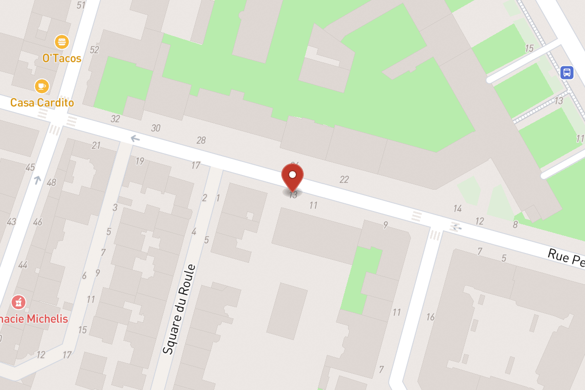 Plan de situation — 13 Rue Perronet