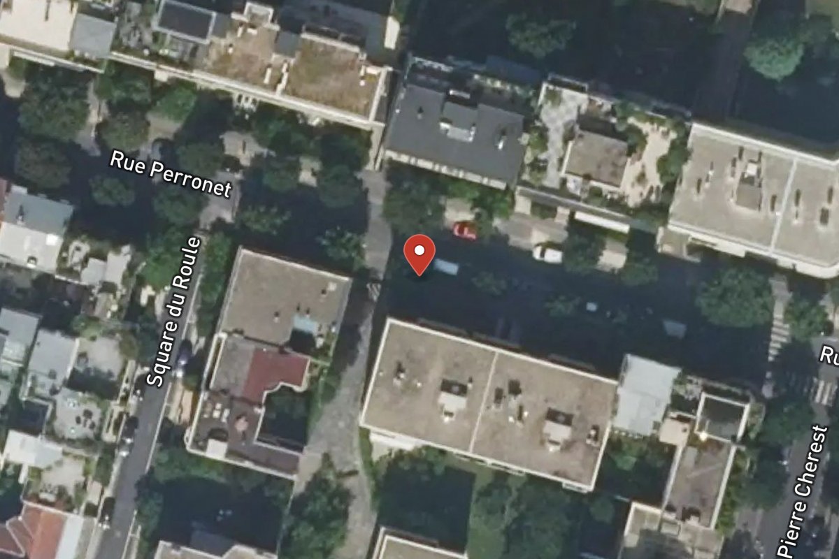Vue satellite — 13 Rue Perronet