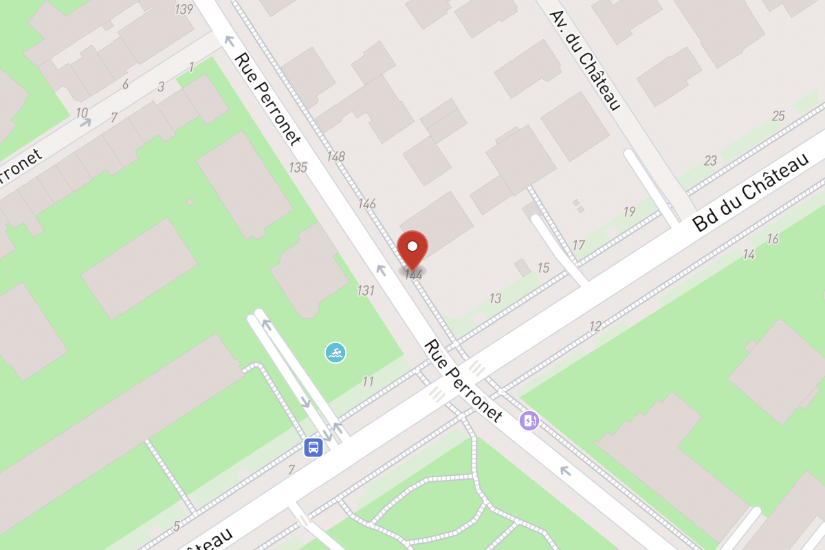 Plan de situation — 144 Rue Perronet