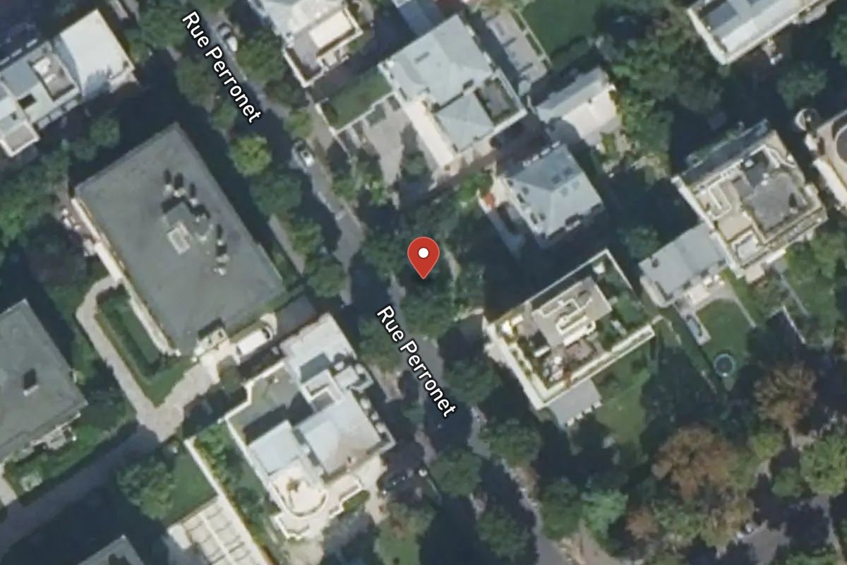 Vue satellite — 146 Rue Perronet
