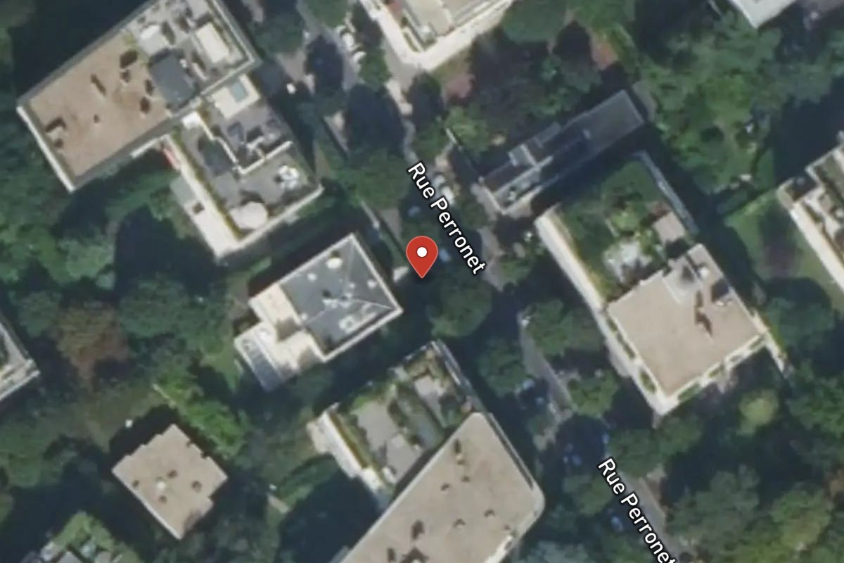 Vue satellite — 147 Rue Perronet