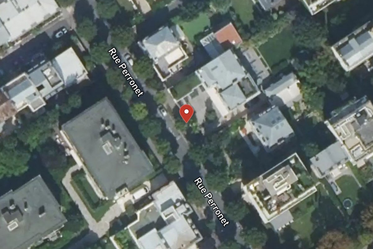 Vue satellite — 148 Rue Perronet