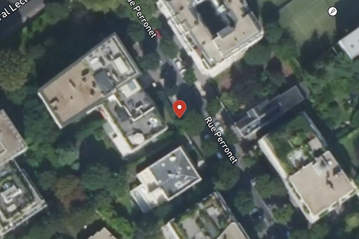 Vue satellite — 149 Rue Perronet