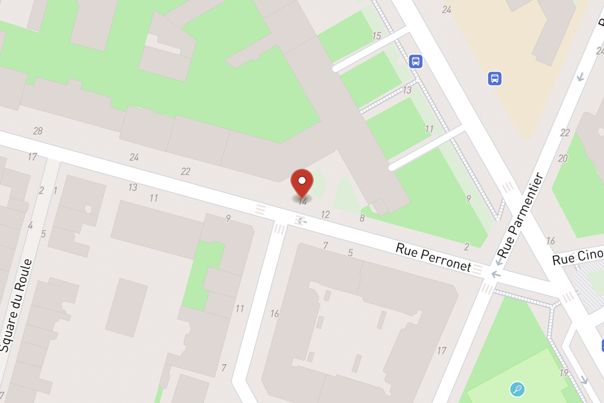 Plan de situation — 14 Rue Perronet