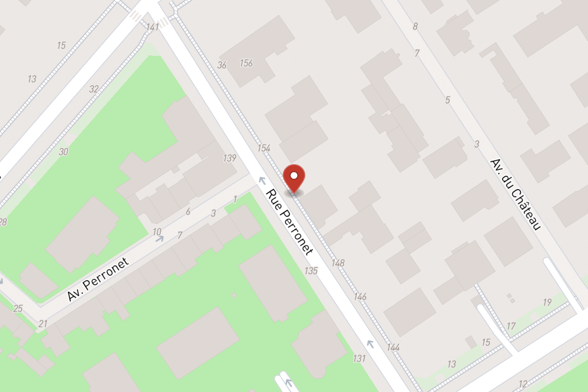 Plan de situation — 152 Rue Perronet