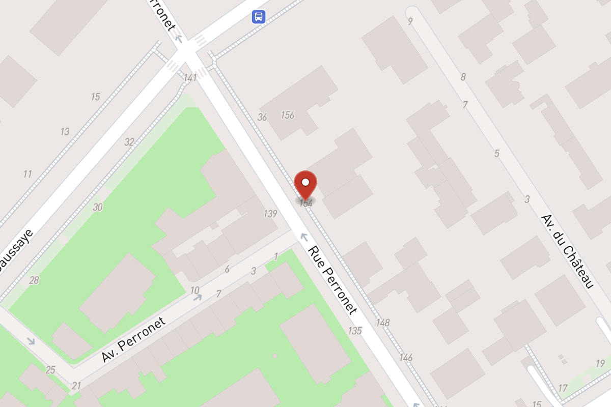 Plan de situation — 154 Rue Perronet