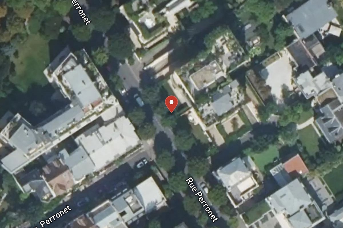 Vue satellite — 154 Rue Perronet