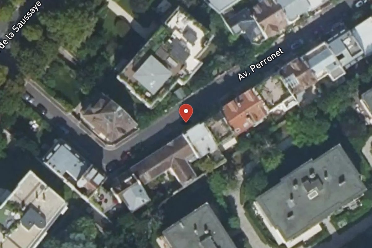 Vue satellite — 15 Rue Perronet