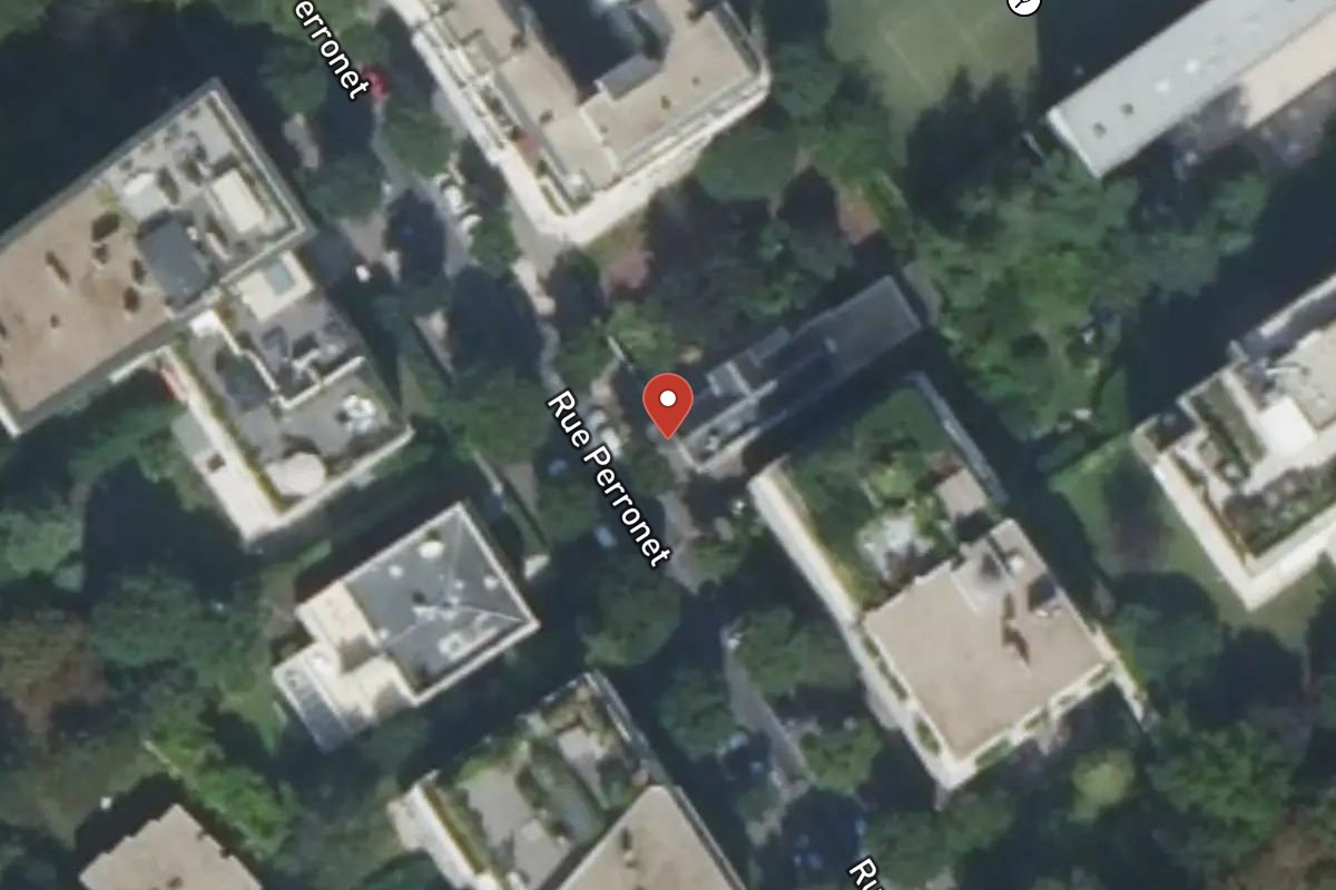 Vue satellite — 160 Rue Perronet