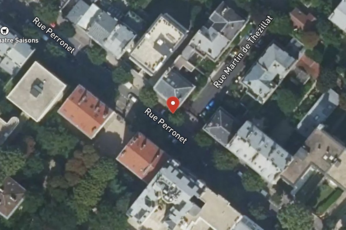 Vue satellite — 162A Rue Perronet