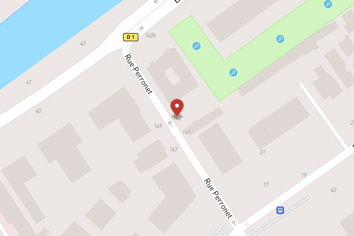 Plan de situation — 162 Rue Perronet