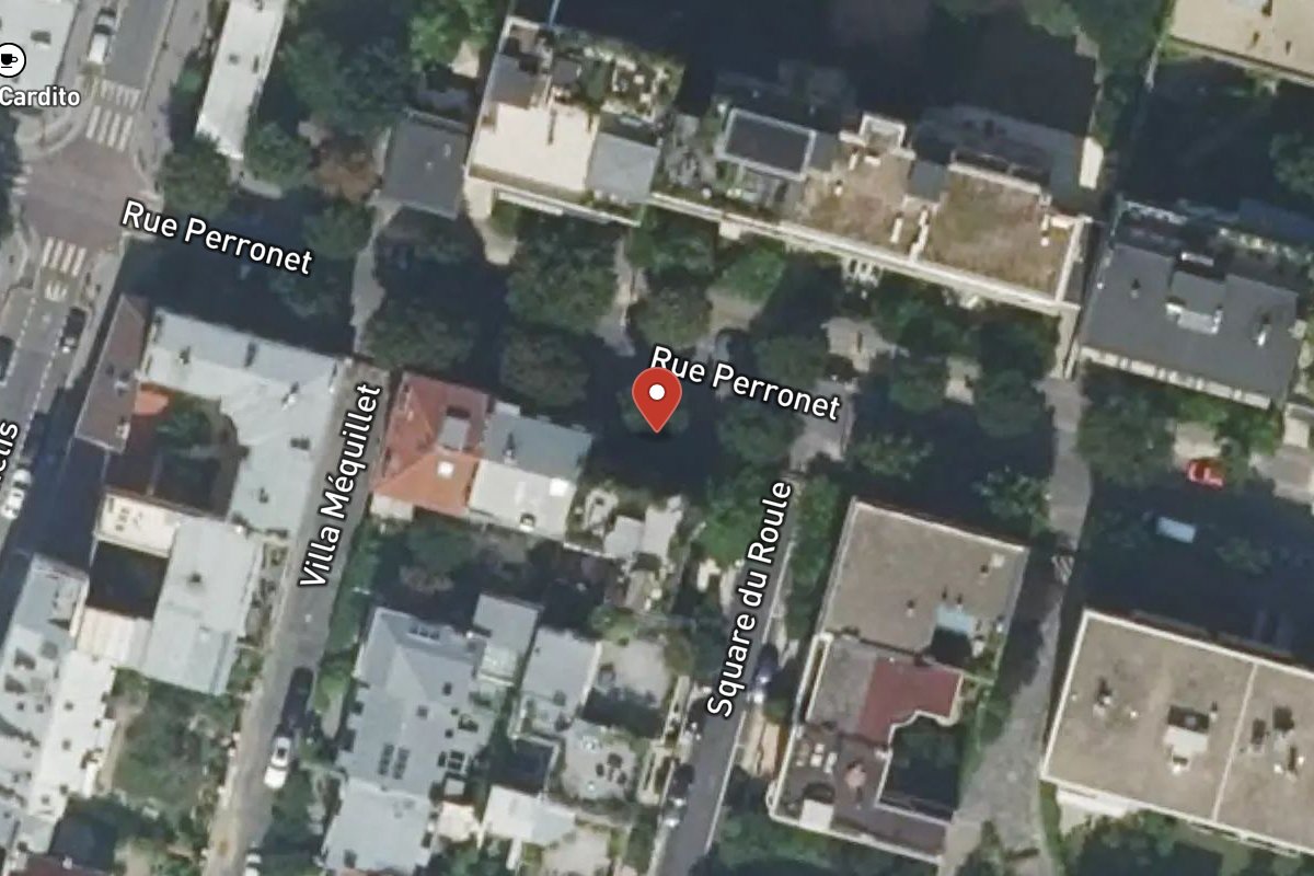 Vue satellite — 16 Rue Perronet