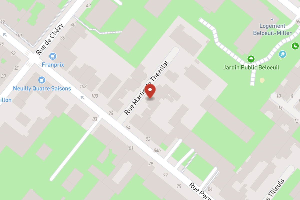 Plan de situation — 21 Rue Perronet
