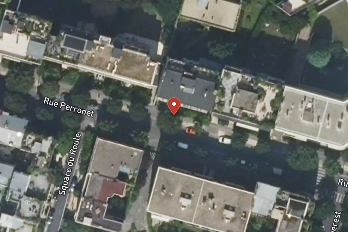Vue satellite — 24 Rue Perronet
