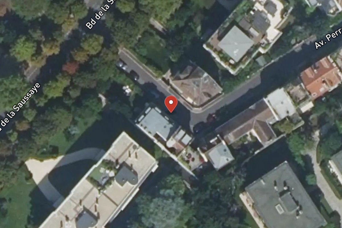 Vue satellite — 25 Rue Perronet