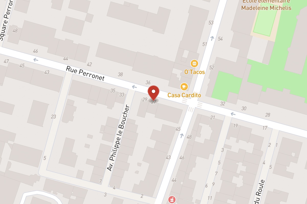 Plan de situation — 27 Rue Perronet
