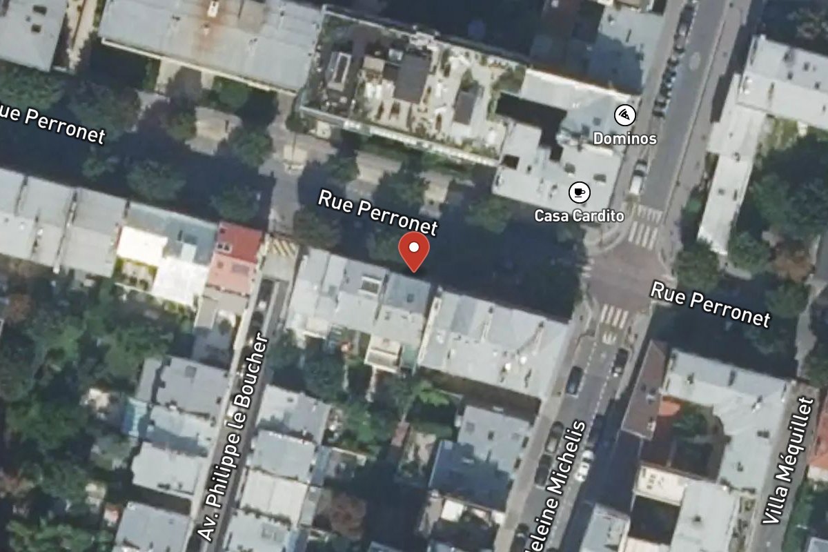 Vue satellite — 27 Rue Perronet