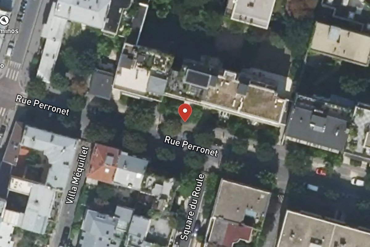 Vue satellite — 28 Rue Perronet