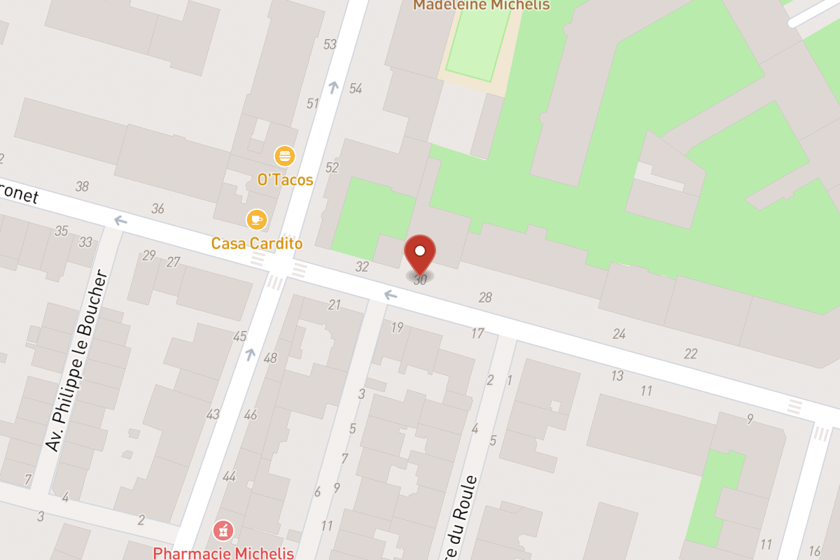 Plan de situation — 30 Rue Perronet