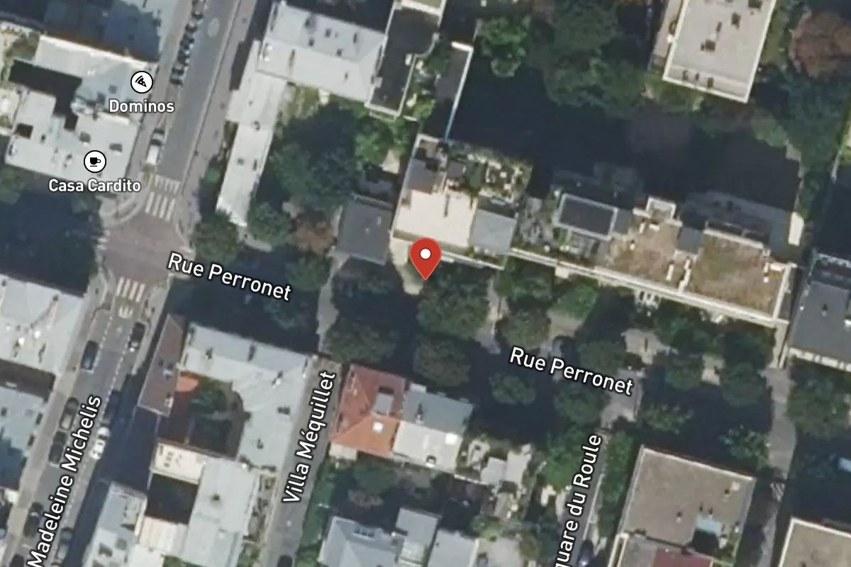 Vue satellite — 30 Rue Perronet