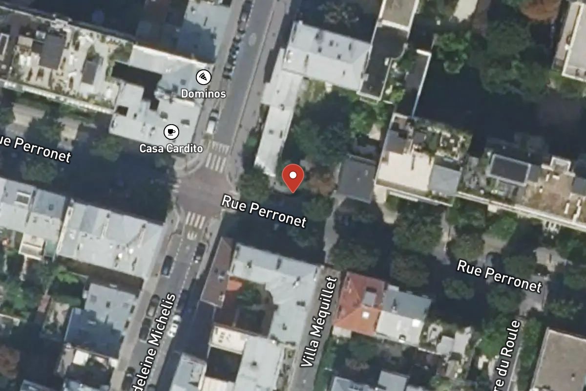 Vue satellite — 32BIS Rue Perronet