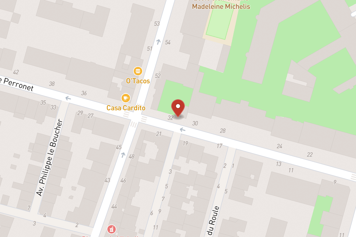 Plan de situation — 32 Rue Perronet