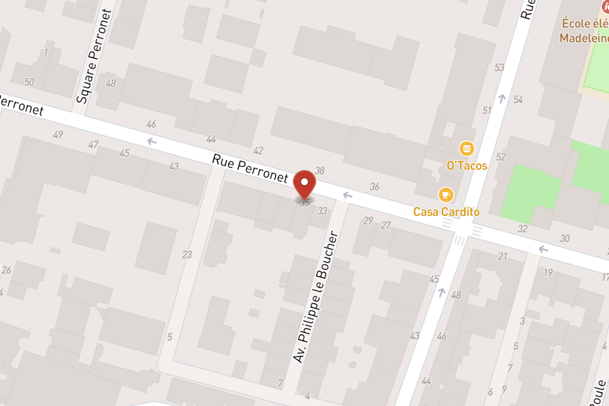 Plan de situation — 35 Rue Perronet