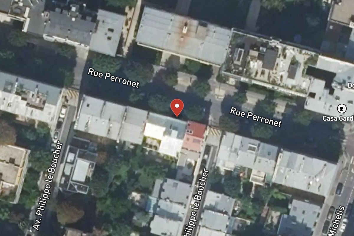 Vue satellite — 35 Rue Perronet