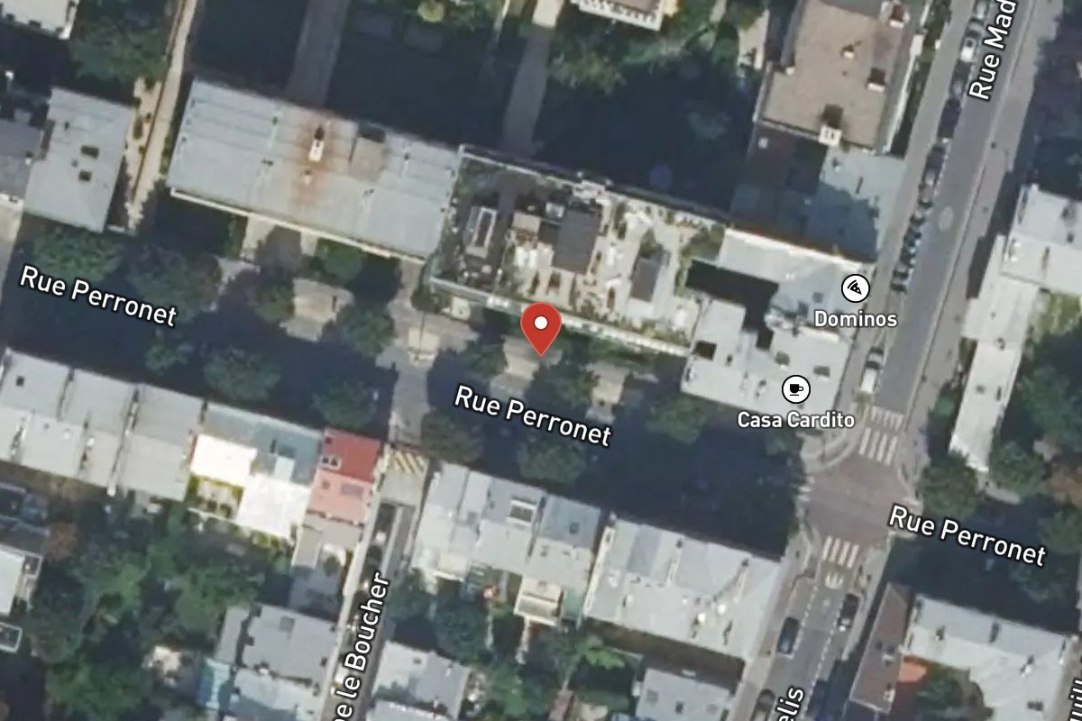 Vue satellite — 36 Rue Perronet