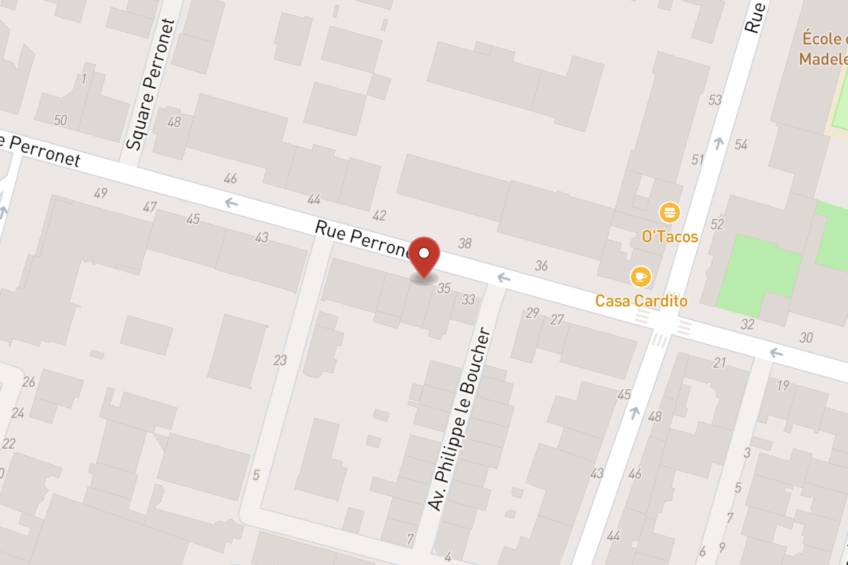 Plan de situation — 37 Rue Perronet