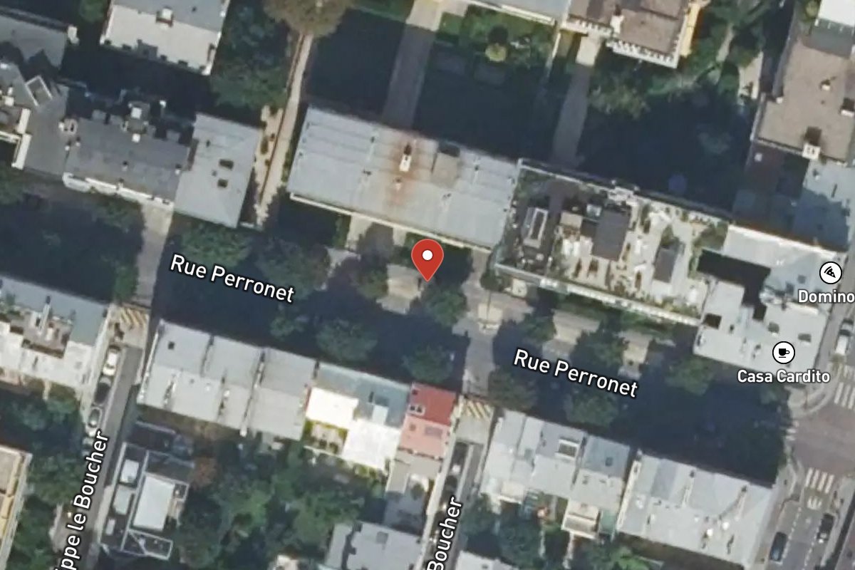 Vue satellite — 38 Rue Perronet