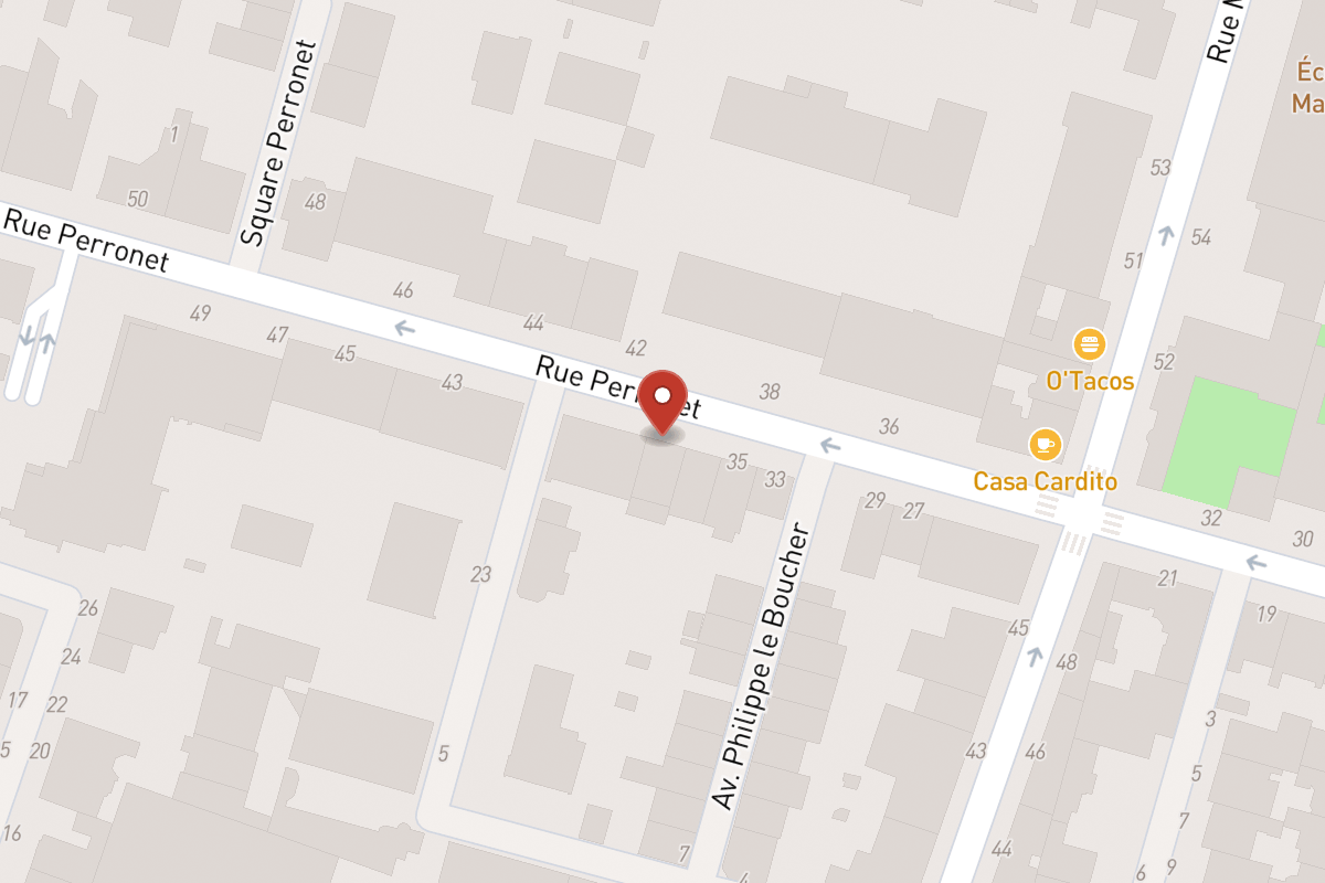 Plan de situation — 39 Rue Perronet