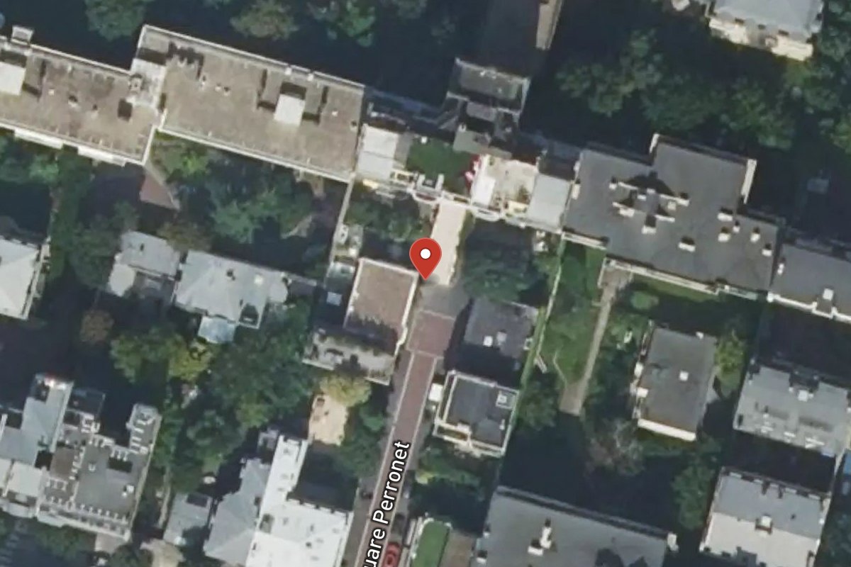 Vue satellite — 3BIS Rue Perronet
