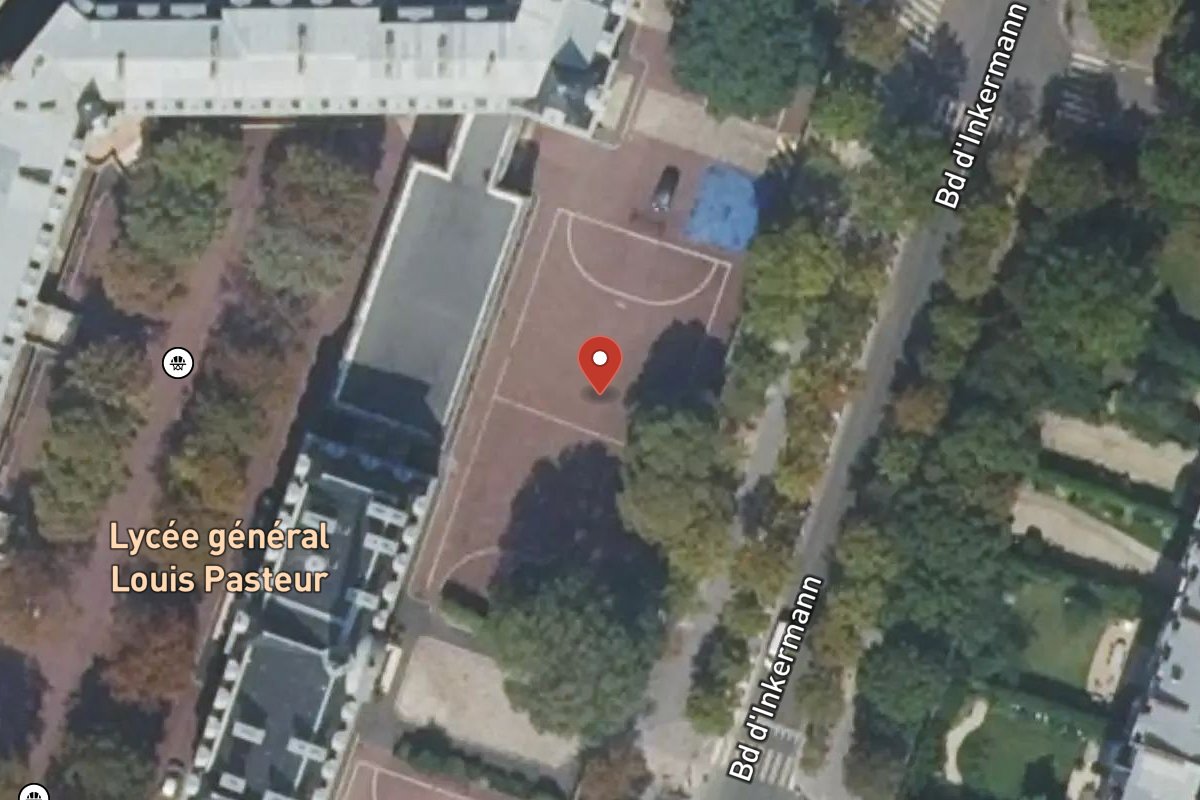 Vue satellite — 3 Rue Perronet