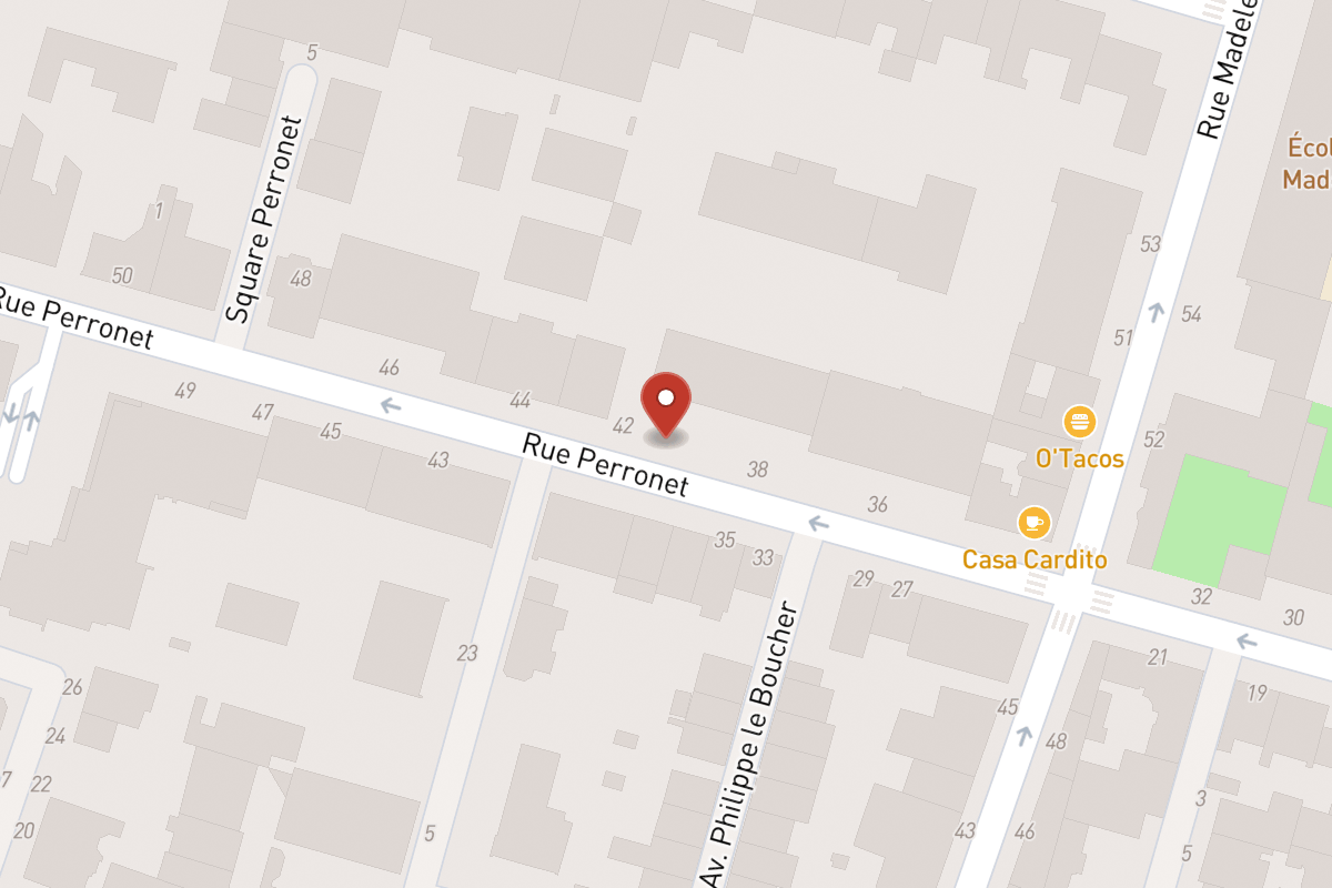 Plan de situation — 40 Rue Perronet